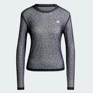 ADIDAS SPORTSWARE MESH LONG SLEEVE TEE